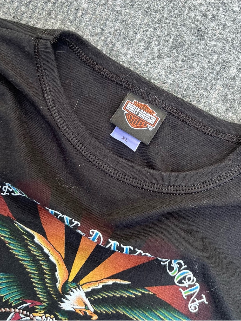 Y2K Harley Davidson Tee - Picture 2 of 5